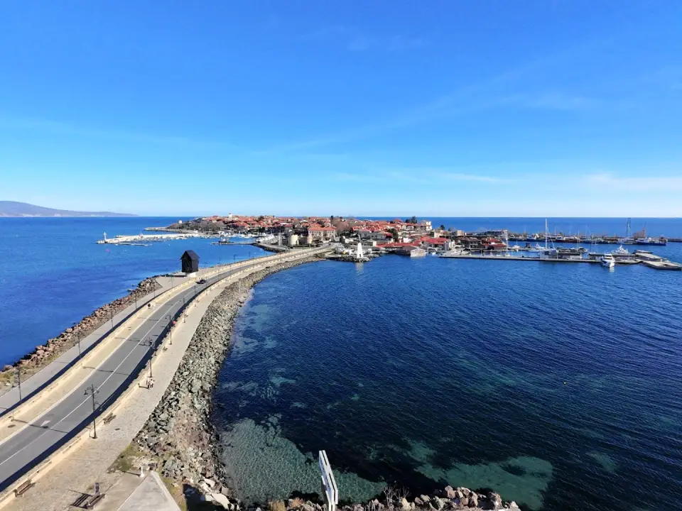 Nessebar Old Town and the causeway