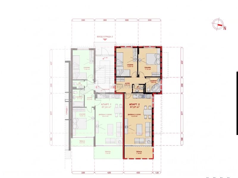 For Sale – Two-Bedroom Apartment on the First Line in Chernomorets